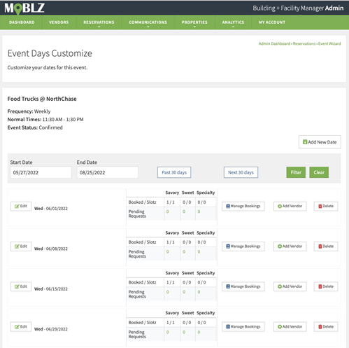 Food Truck Reservation System